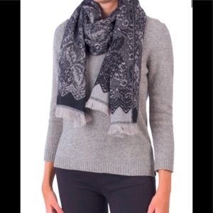 Laundry by Design Lace Pattern Wrap Scarf Shawl NWT